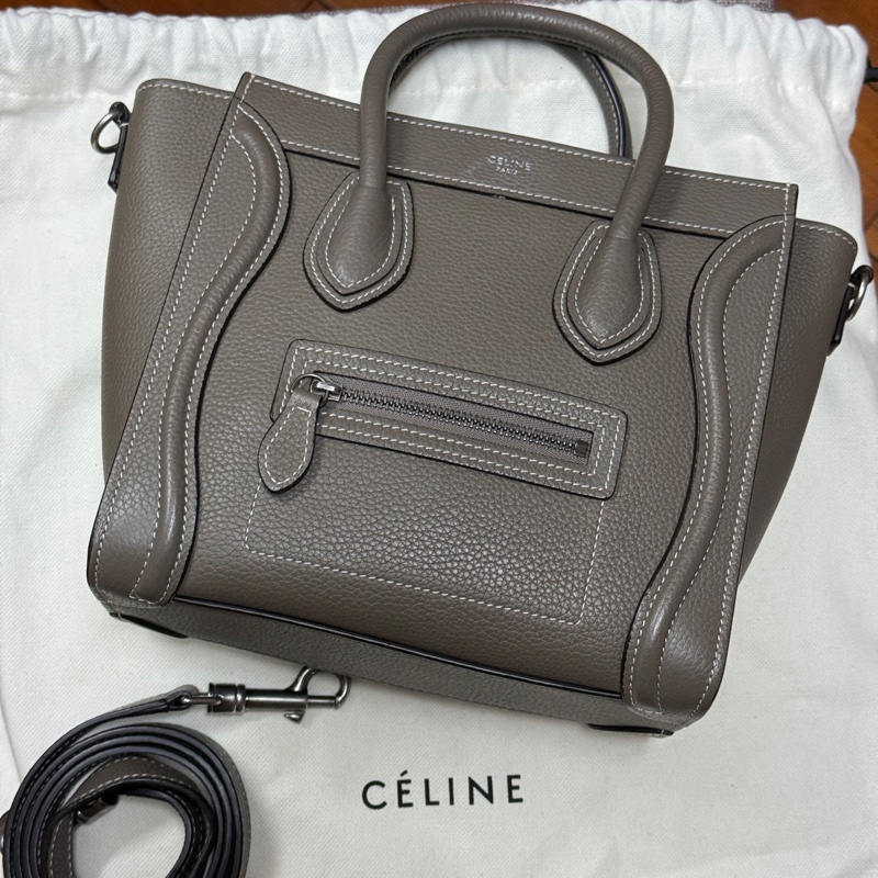 CELINE 囧包 大象灰-8