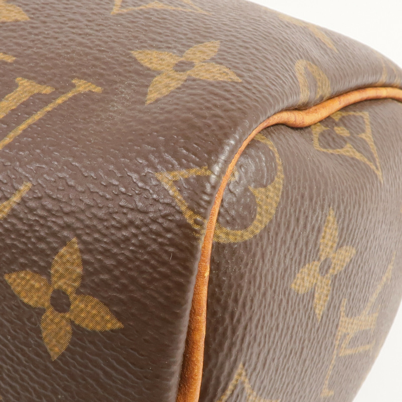 LOUIS VUITTON Monogram Nano Speedy金扣手挽肩背兩用袋棕色-5