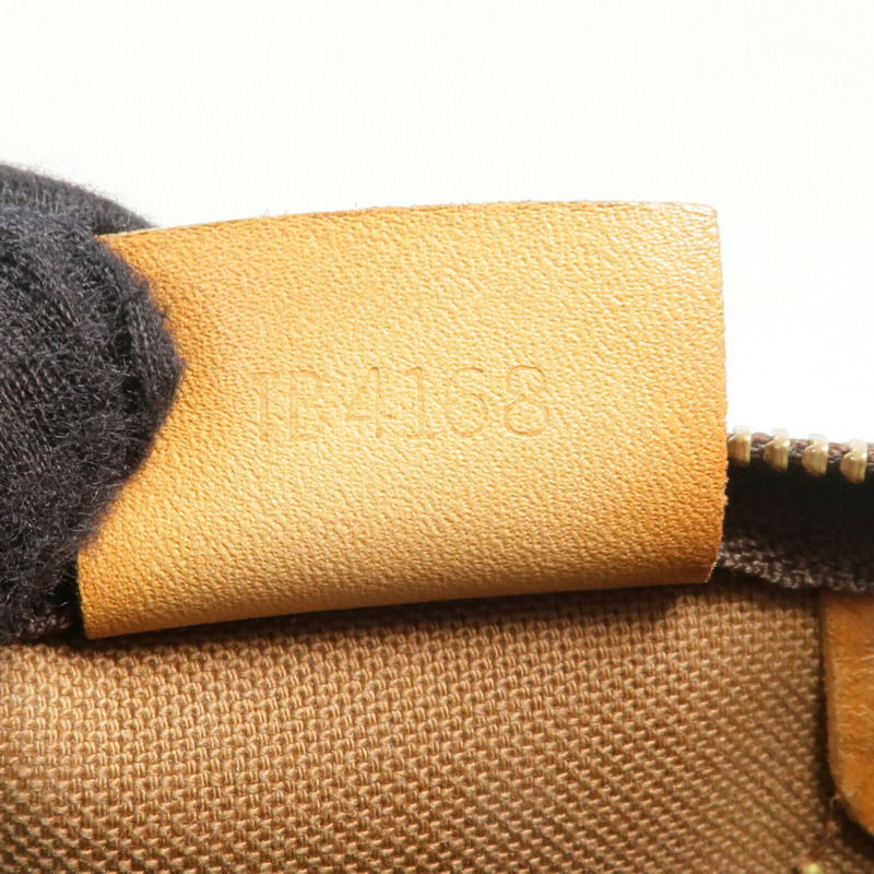 LOUIS VUITTON Monogram Nano Speedy金扣手挽肩背兩用袋棕色-15