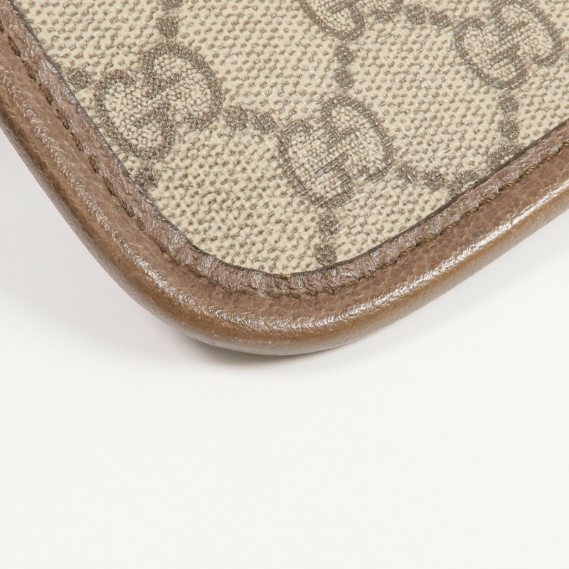 GUCCI 塗層帆布GG Supreme Waist Bag金扣腰包-15