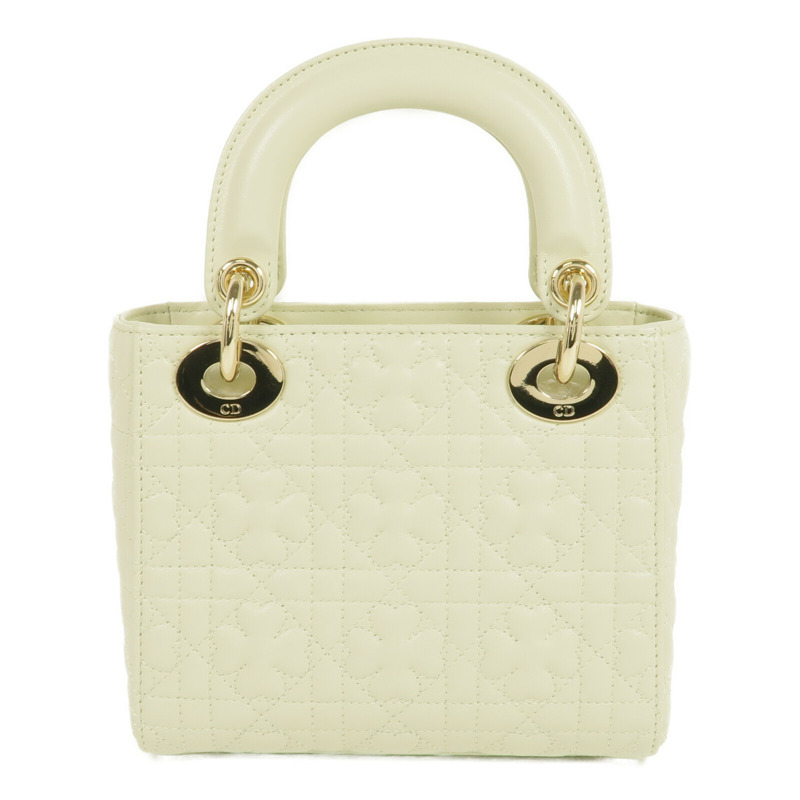 Dior 羊皮皮革Mini Lady Dior Bag金扣鏈帶肩背袋-1