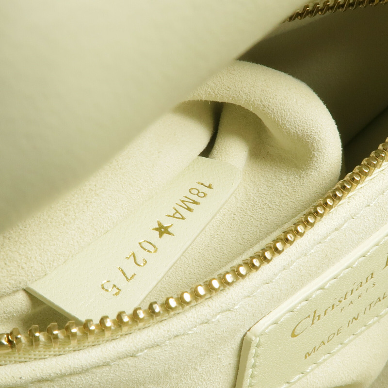 Dior 羊皮皮革Mini Lady Dior Bag金扣鏈帶肩背袋-12