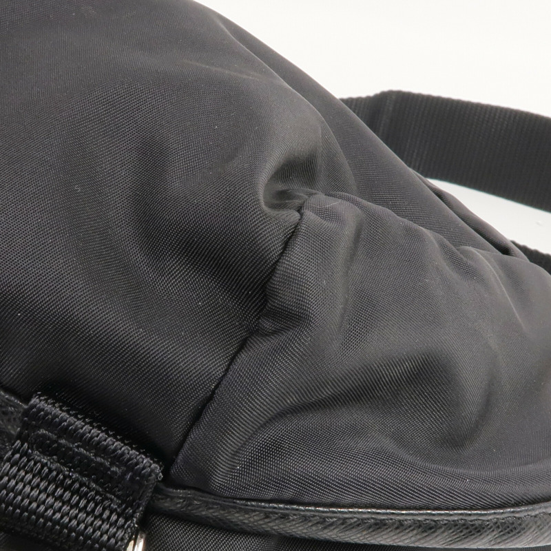 PRADA 尼龍Shoulder Bag銀扣肩背袋-5