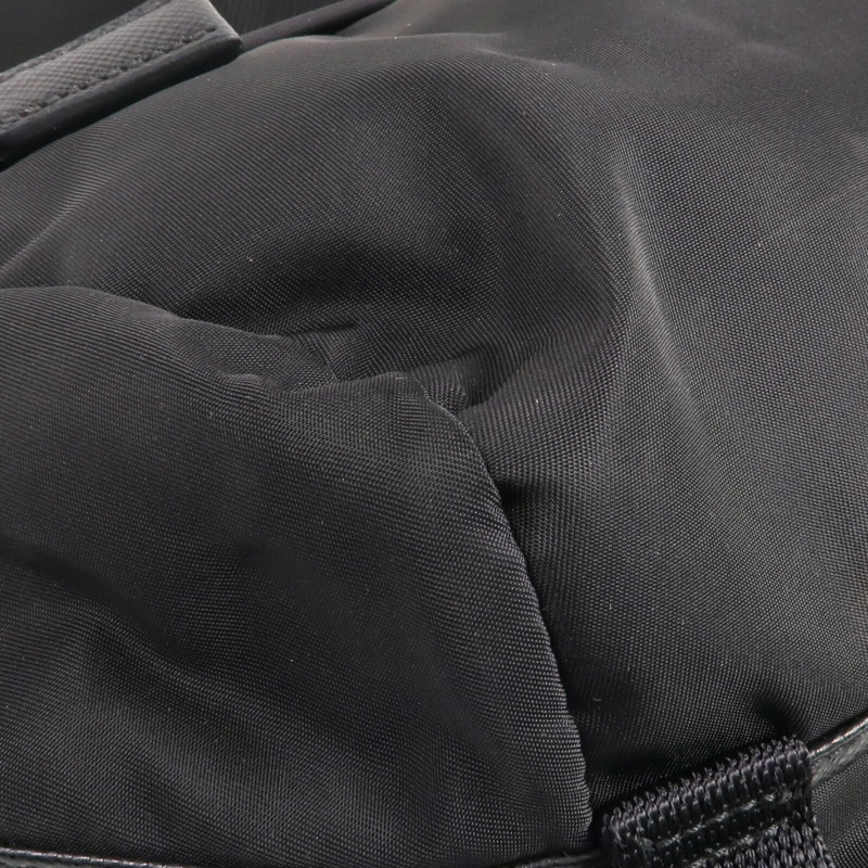 PRADA 尼龍Shoulder Bag銀扣肩背袋-6