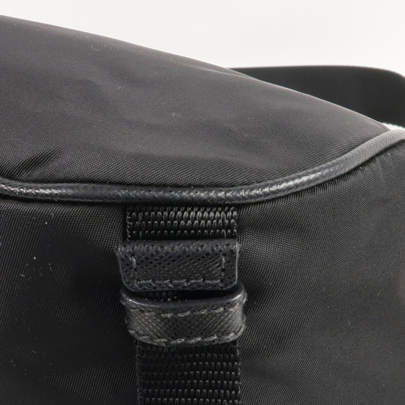 PRADA 尼龍Shoulder Bag銀扣肩背袋-7