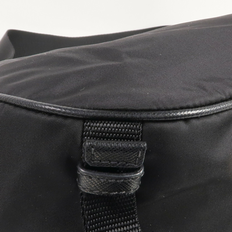 PRADA 尼龍Shoulder Bag銀扣肩背袋-8