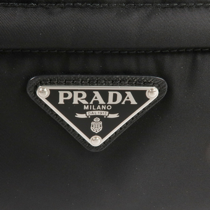 PRADA 尼龍Shoulder Bag銀扣肩背袋-12