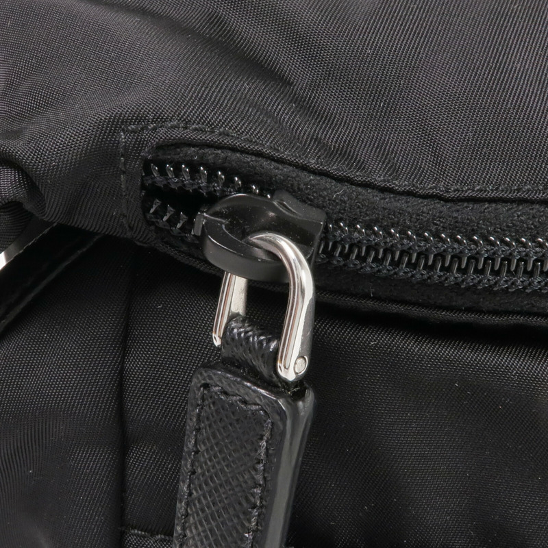 PRADA 尼龍Shoulder Bag銀扣肩背袋-13