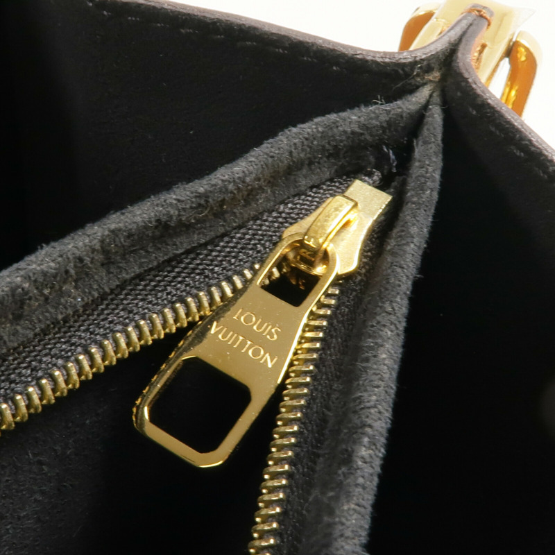 LOUIS VUITTON Monogram Reverse Dauphine MM金扣肩背袋-13
