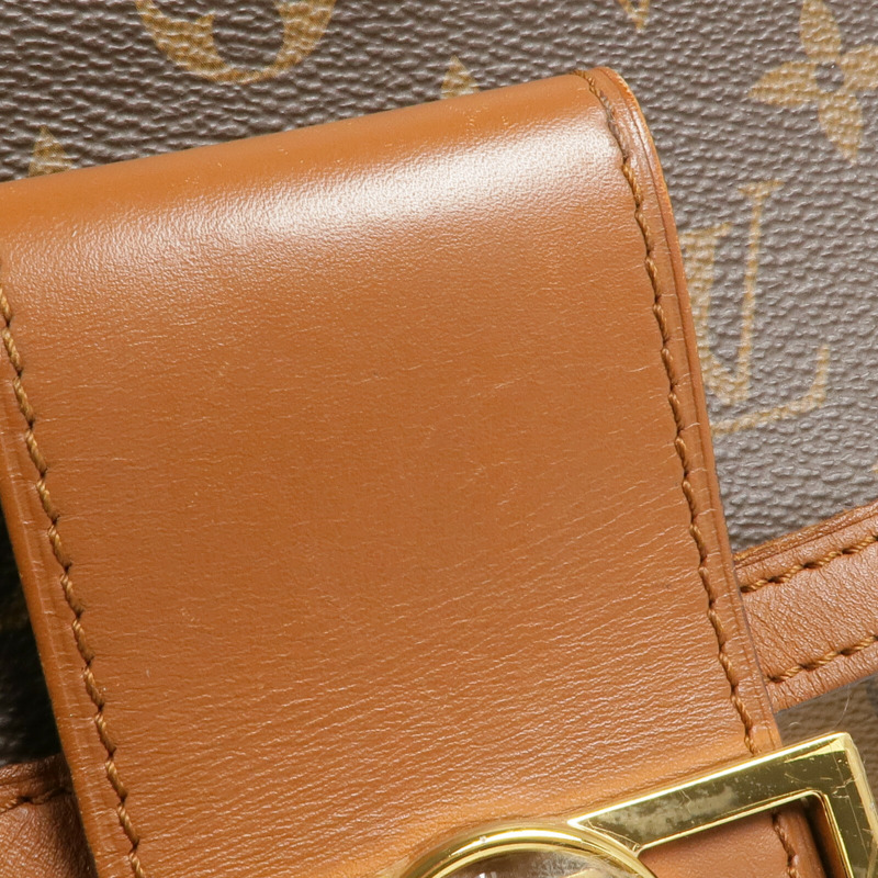 LOUIS VUITTON Monogram Reverse Dauphine MM金扣肩背袋-15