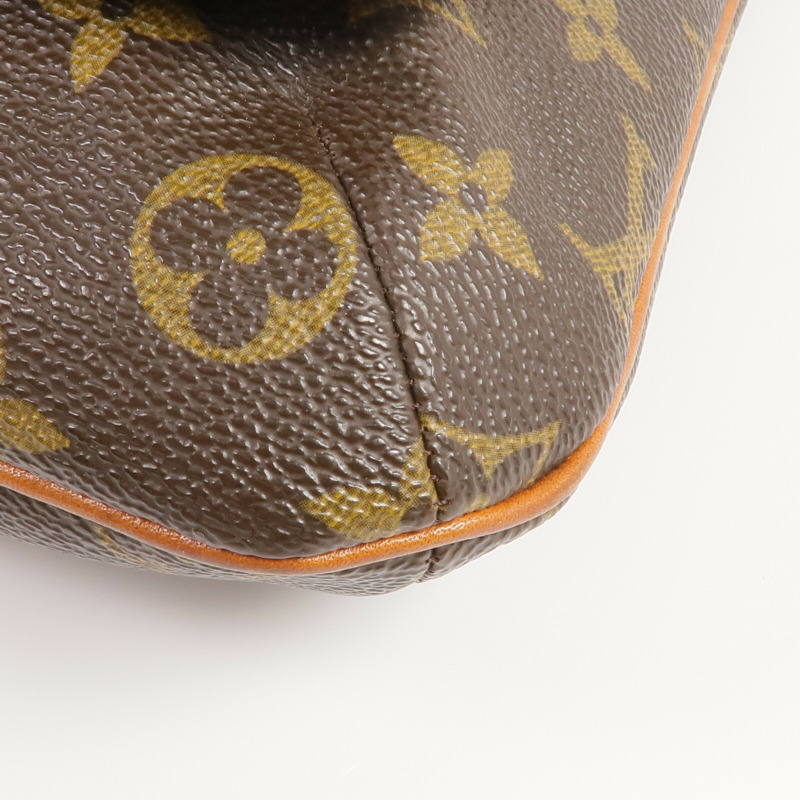 LOUIS VUITTON Monogram Musette Salsa金扣肩背袋棕色-5