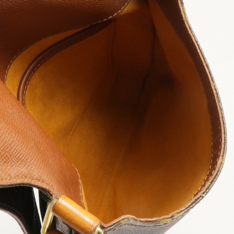LOUIS VUITTON Monogram Musette Salsa金扣肩背袋棕色-11
