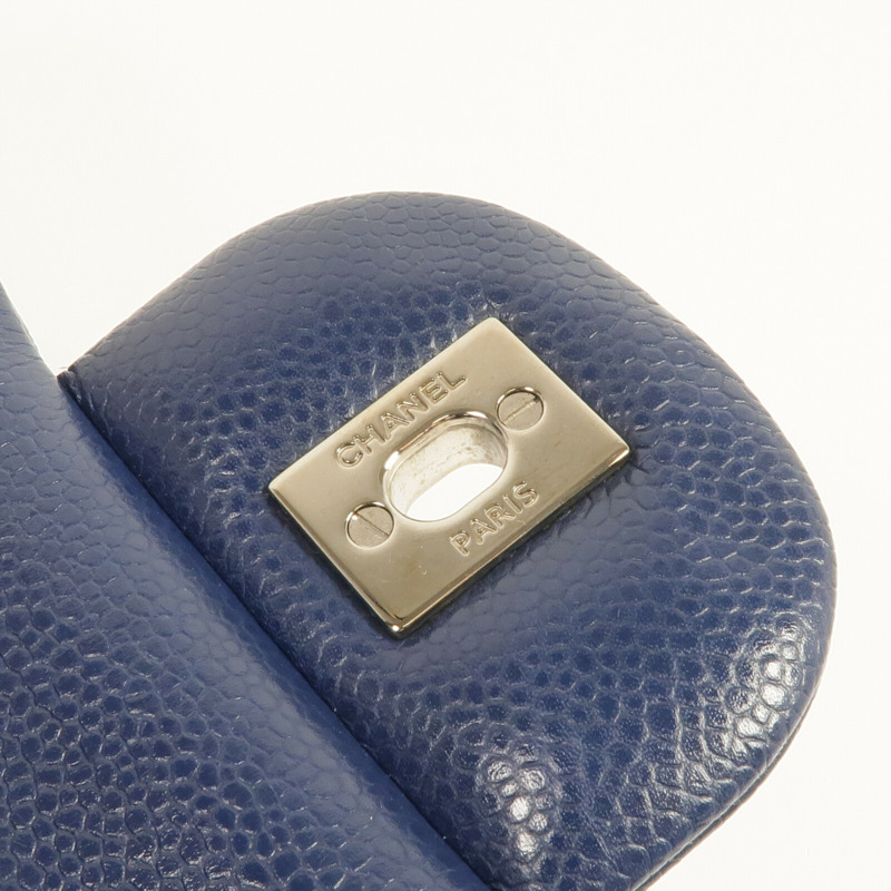 CHANEL 牛皮皮革Large Classic鏈帶肩背袋銀扣鏈帶肩背袋-11