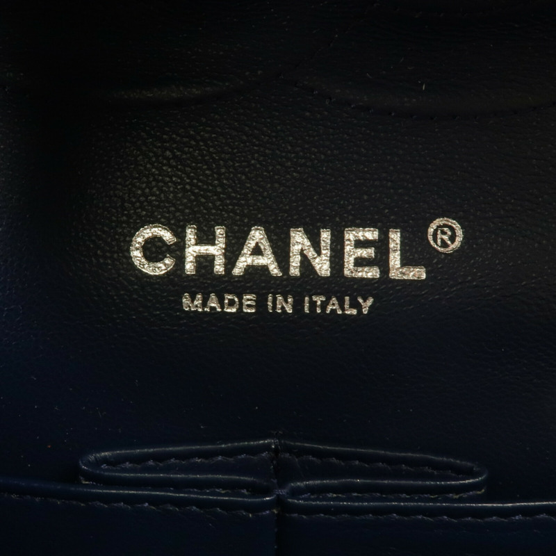 CHANEL 牛皮皮革Large Classic鏈帶肩背袋銀扣鏈帶肩背袋-14