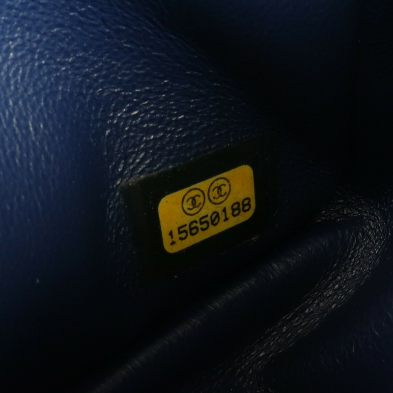 CHANEL 牛皮皮革Large Classic鏈帶肩背袋銀扣鏈帶肩背袋-15