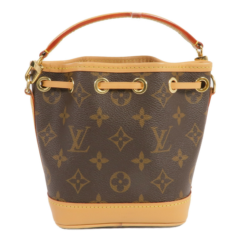 LOUIS VUITTON Monogram Nano Noe金扣手挽肩背兩用袋-1