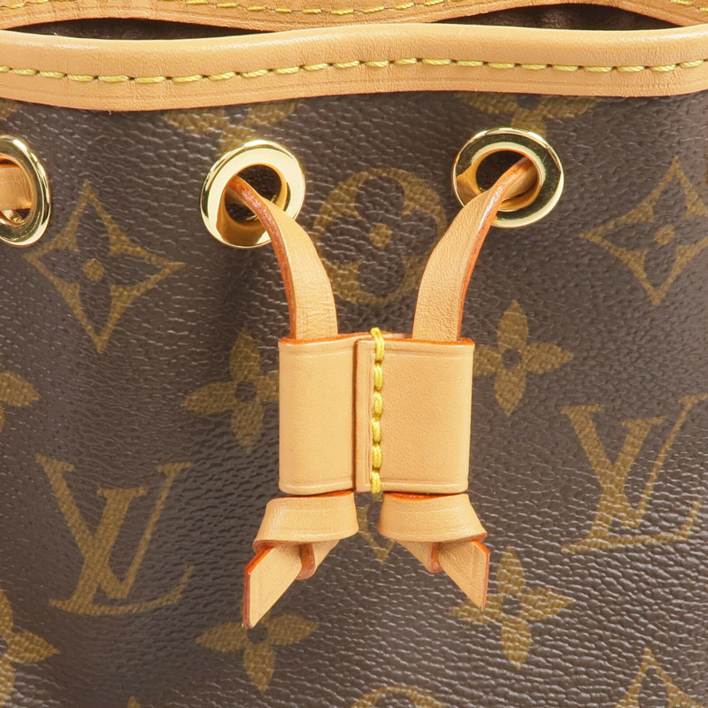 LOUIS VUITTON Monogram Nano Noe金扣手挽肩背兩用袋-9