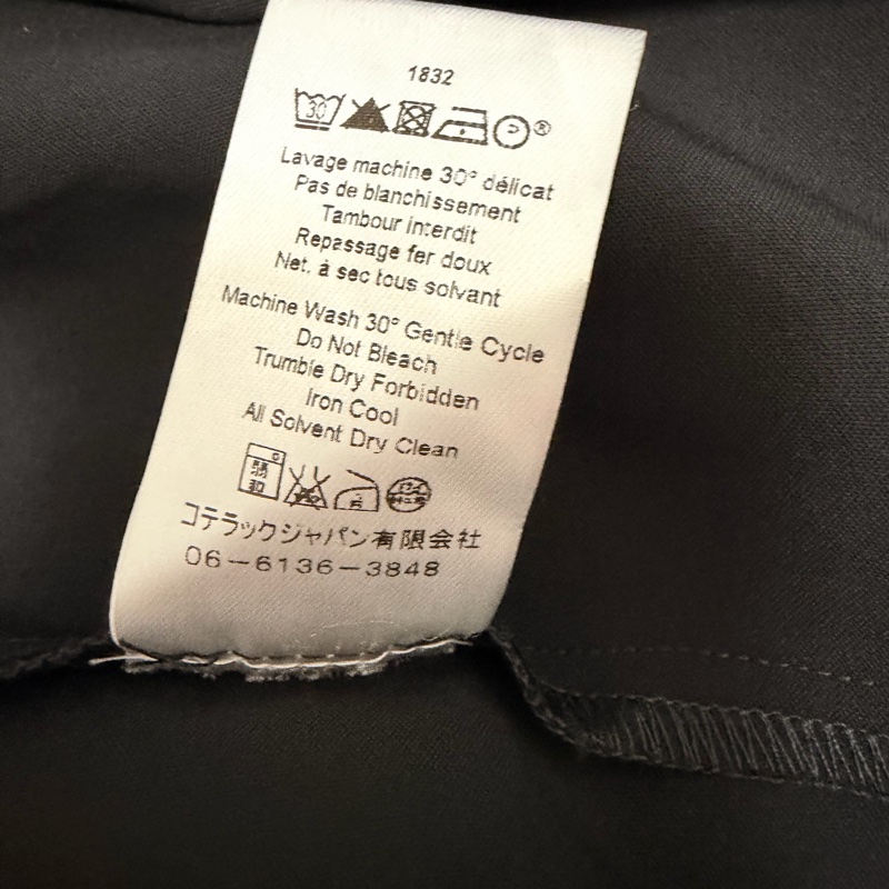 63）萬元精品Cotelac黑色雙材質拼接設計感洋裝 M-L可穿 原價12980-5