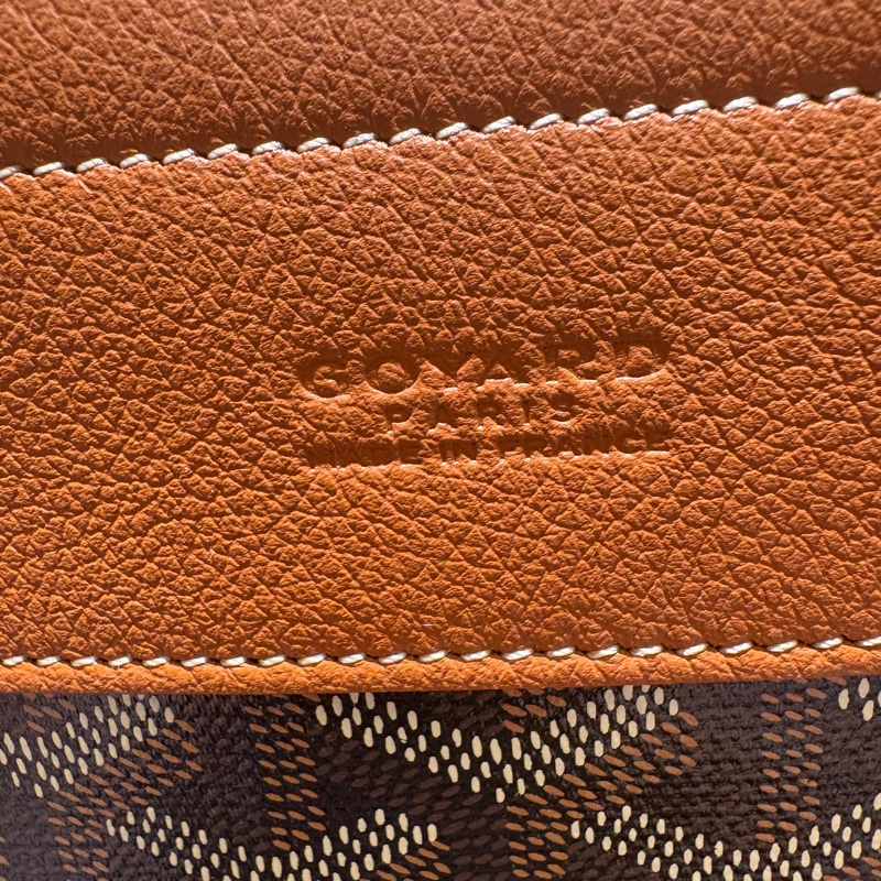 【經典焦糖棕 x 後背包界的優雅代表】Goyard Alpin Mini 迷你後背包|棕色帆布皮革拼接|輕巧百搭通勤首選-6