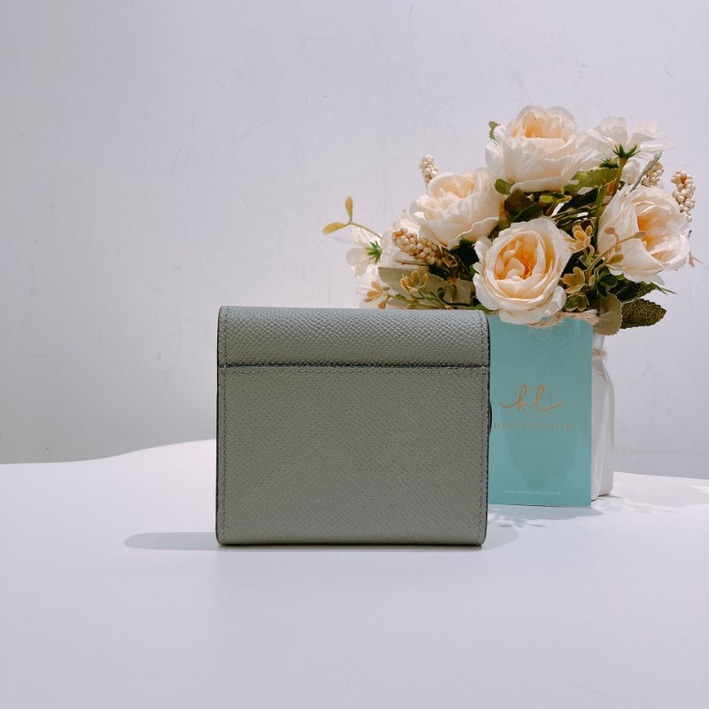 TW4580 Christian Dior 迪奧 短款 摺疊式 錢包 Saddle Lotus Wallet-1