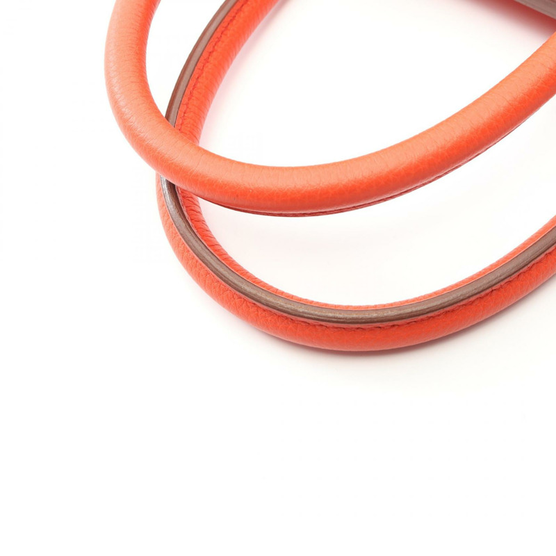 愛馬仕 Birkin 30 手提包 027633CC Togo 皮革 紅色 Capucine 二手 女士 GHW X-9