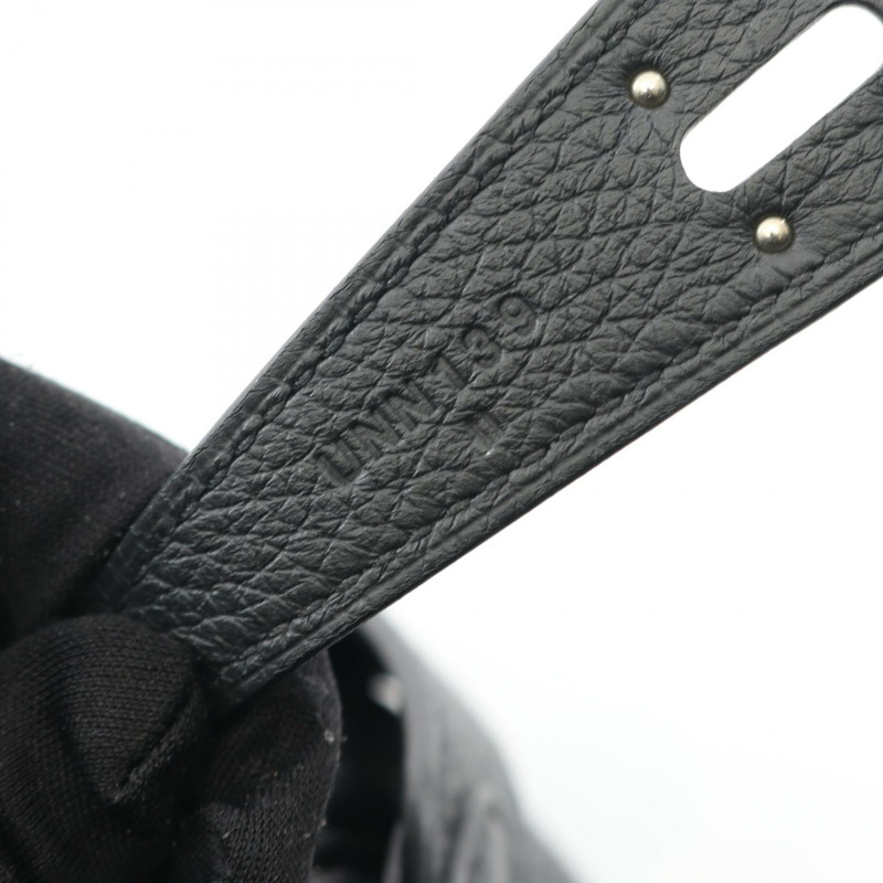 愛馬仕 Lindy 26 手提單肩包 073428CK Clemence 皮革 黑色 二手 SHW U-4