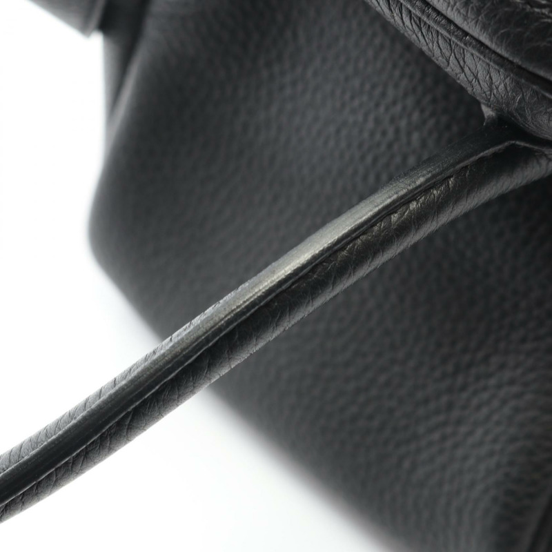 愛馬仕 Lindy 26 手提單肩包 073428CK Clemence 皮革 黑色 二手 SHW U-5