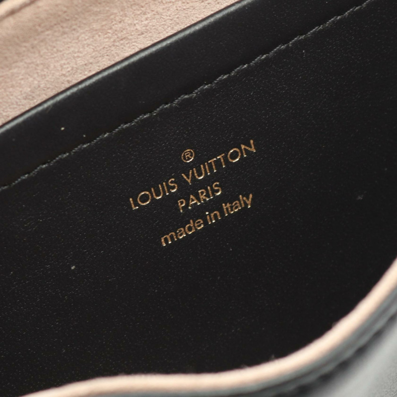 路易威登 Pochette Coussin Monogram 壓花黑色單肩背包 M82116 羊皮（綿羊皮）黑色二手-3