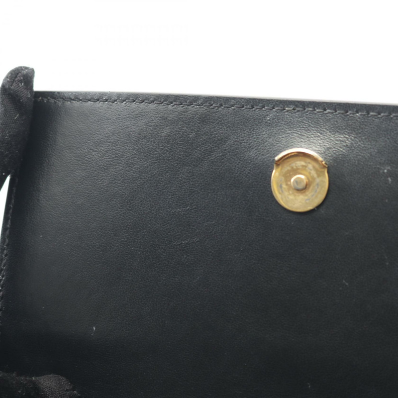YVES SAINT LAURENT Monogram Saint Laurent 腰包 534395 皮革 黑色 YSL-4