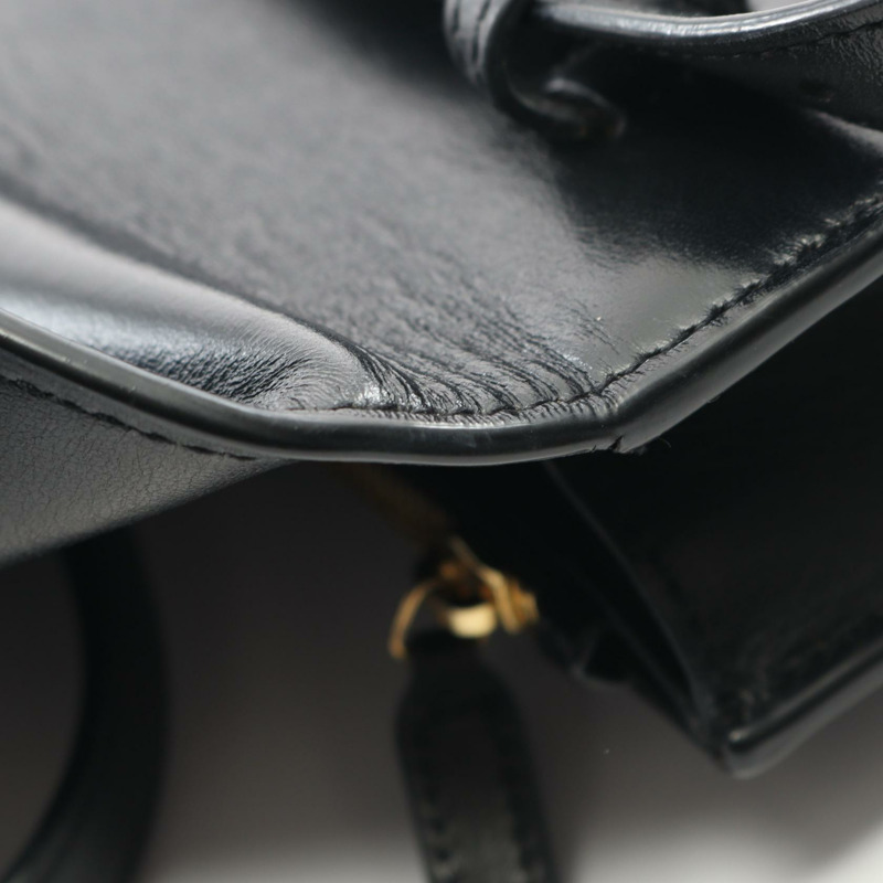 YVES SAINT LAURENT Monogram Saint Laurent 腰包 534395 皮革 黑色 YSL-6