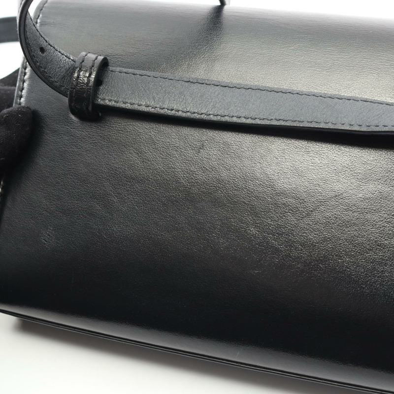 YVES SAINT LAURENT Monogram Saint Laurent 腰包 534395 皮革 黑色 YSL-8