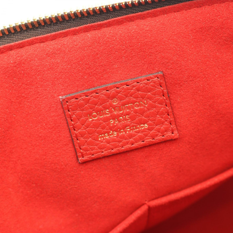 路易威登 Retiro PM Monogram Cerise 手提包 M40546 PVC塗層帆布皮革 棕色 紅色 紅色 二手 女士-3