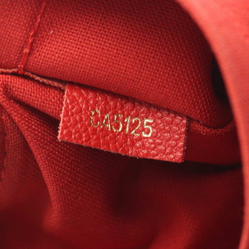 路易威登 Pallas 手拿包/肩背包 M41638 Monogram 帆布 紅色 二手-4