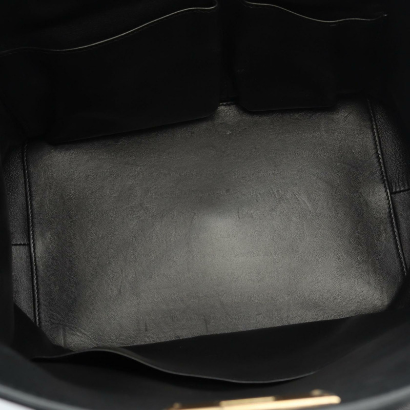 愛馬仕 Toolbox 26 單肩手提包 Evercolor 黑色皮革 二手 女士 GHW C-5