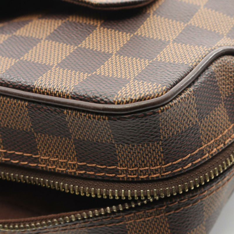 LOUIS VUITTON Olaf PM 單肩斜背包 N41442 Damier Brown Ebene 二手 LV-5