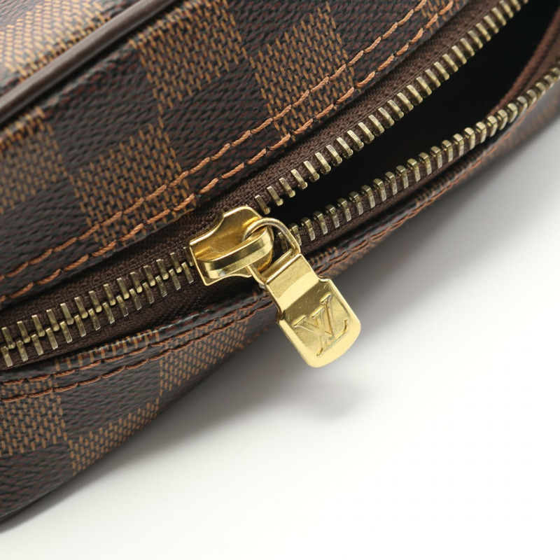 LOUIS VUITTON Olaf PM 單肩斜背包 N41442 Damier Brown Ebene 二手 LV-7