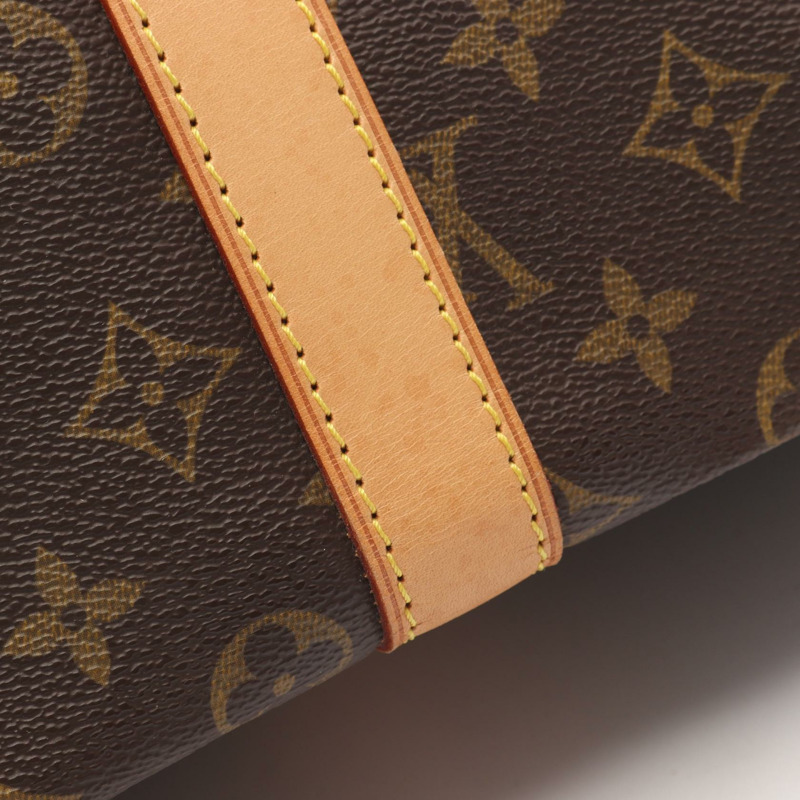 路易威登 Keepall55 手提包 M41424 Monogram 帆布棕色二手男女通用 LV-7