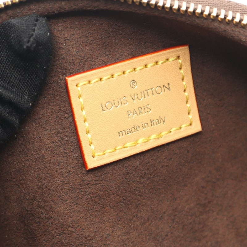 路易威登迷你腰包 M82335 Monogram帆布皮革棕色二手LV-3