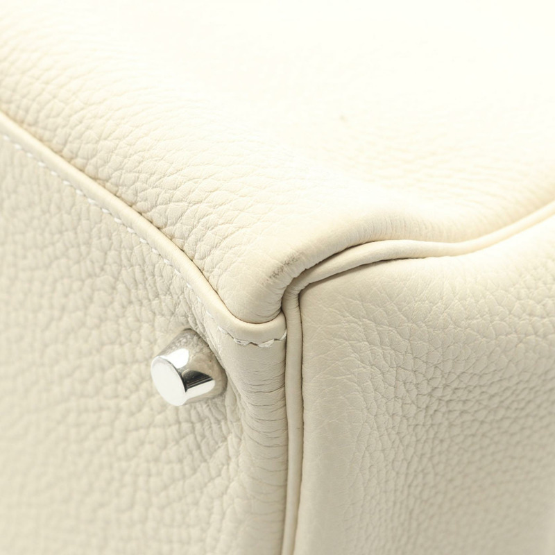 愛馬仕 Kelly 32 肩背包，Togo 皮革，白色，二手，女士，T SHW-8