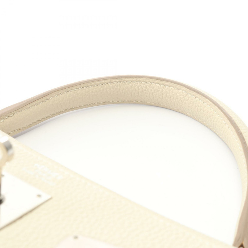 愛馬仕 Kelly 32 肩背包，Togo 皮革，白色，二手，女士，T SHW-9