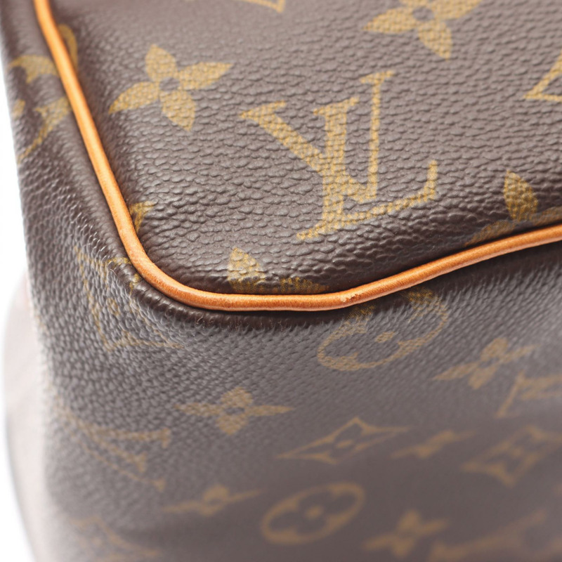 路易威登 Speedy 25 手提包 M41528 Monogram 帆布皮革棕色二手女士-7