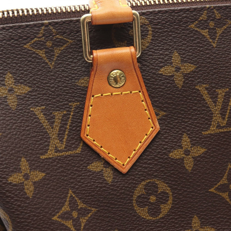 路易威登 Speedy 25 手提包 M41528 Monogram 帆布皮革棕色二手女士-11