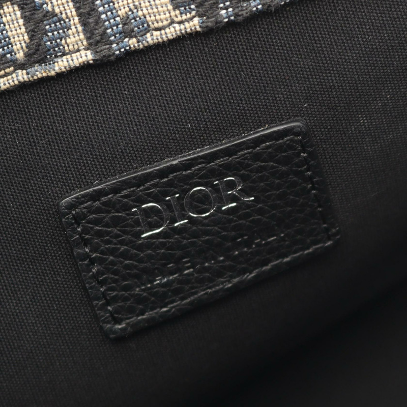 Christian Dior Gallop Oblique 肩背包 1ADO033YKYH27E 帆布 米色 海軍藍 CD-3