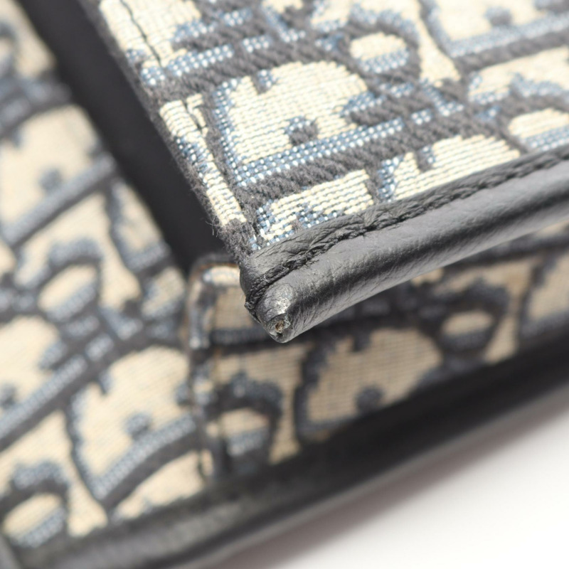 Christian Dior Gallop Oblique 肩背包 1ADO033YKYH27E 帆布 米色 海軍藍 CD-5