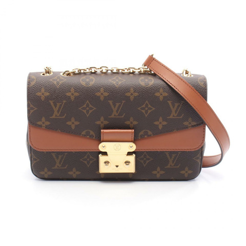 路易威登 Marceau 單肩包 M46127 Monogram 帆布皮革棕色二手 LV