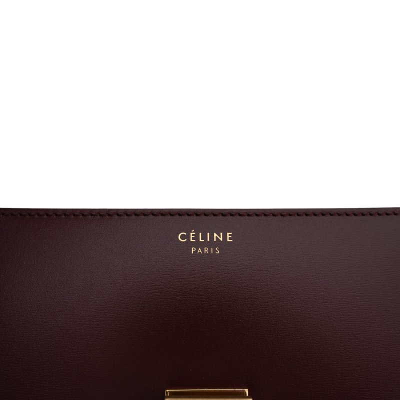 Celine經典方形Box皮革單肩包-3