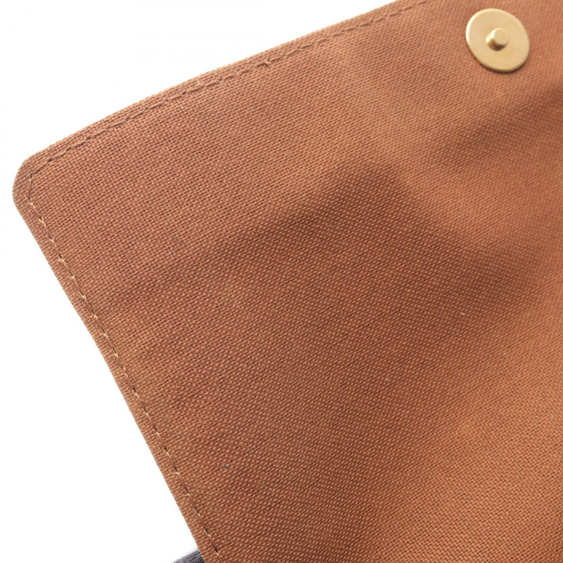 路易威登迷你環形肩背包 M51147 Monogram 皮革 棕色 二手-9