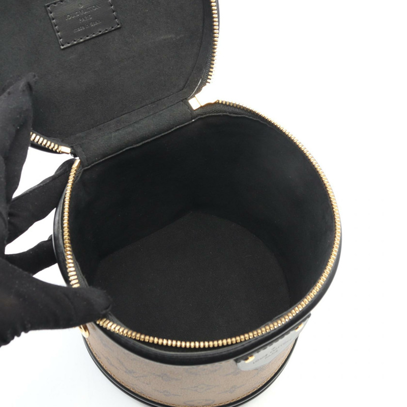 路易威登 Cannes 單肩手提包 M43986 Monogram Reverse 棕色二手女士-2