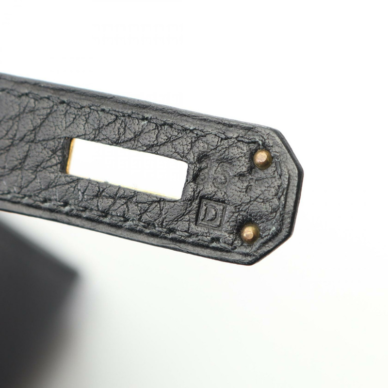 愛馬仕 Kelly 32 肩背包,Epsom 皮革,黑色,二手,女士,D GHW-4