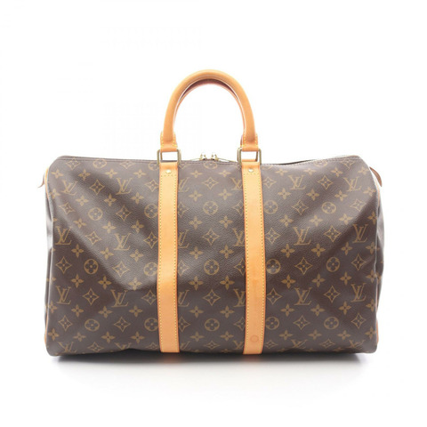 路易威登 Keepall45 手提包 M41428 Monogram 帆布棕色二手男女通用 LV